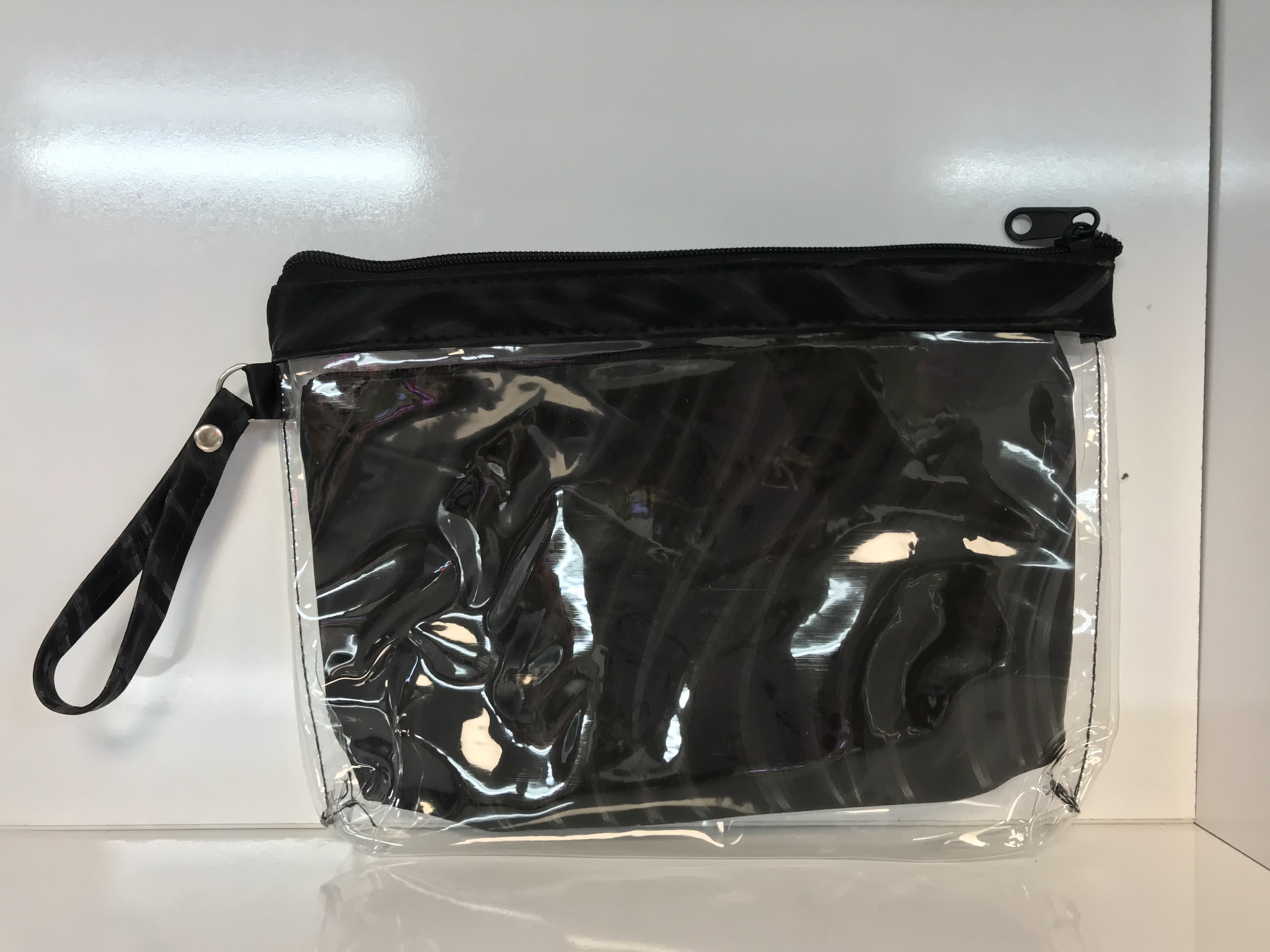 کیف لوازم آرایش دو تکه راه راه سایز بزرگ Cosmetic Bag